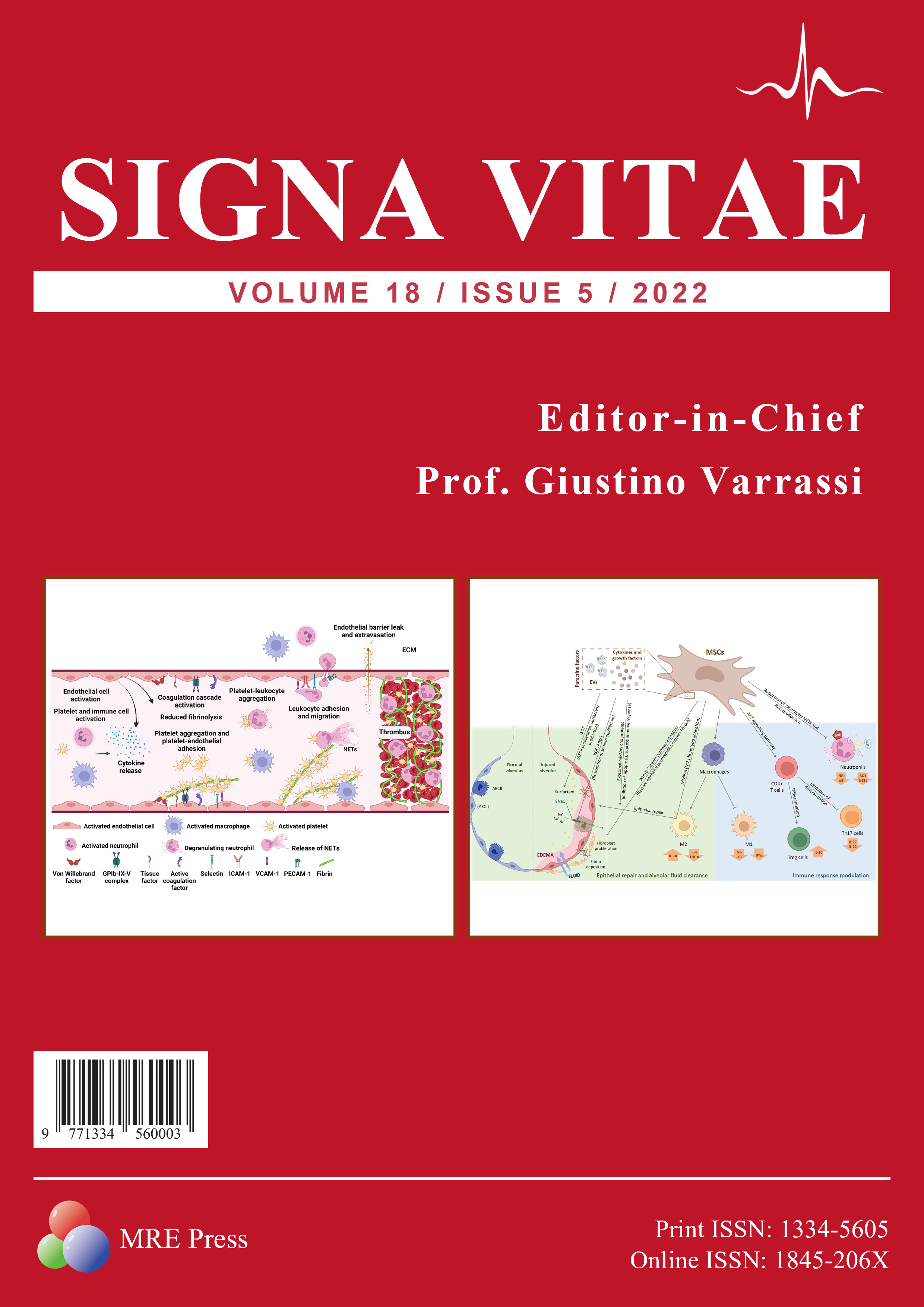 SIGNAVITAE Volume 18 Issue 5 cover